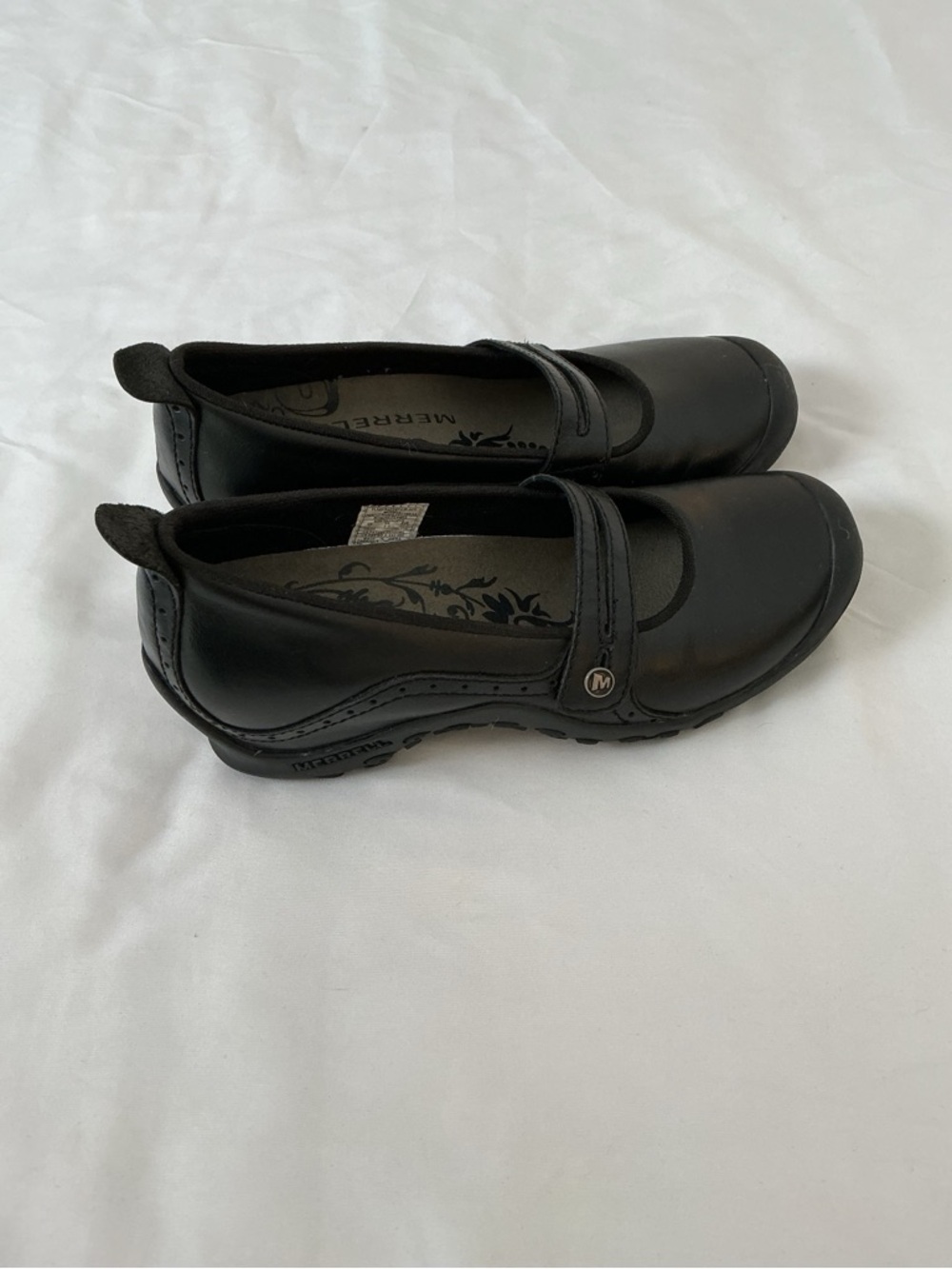 Merrell Black Slip-On Mary Jane Casual Flats